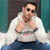 Eminent Men's Full Sleeves Hoodie - Oatmeal, Men's Jackets & Hoodies, Eminent, Chase Value