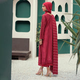 Eminent Women's Viscose Embroidered Unstitched Suit With Fancy Dupatta - Maroon, Women, 3Pcs Shalwar Suit, Eminent, Chase Value