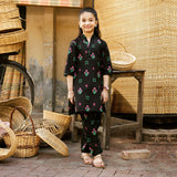 Girls Shalwar Suit - Black, Girls Shalwar Kameez, Chase Value, Chase Value