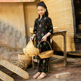 Girls Shalwar Suit - Black, Girls Shalwar Kameez, Chase Value, Chase Value