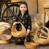 Girls Shalwar Suit - Black, Girls Shalwar Kameez, Chase Value, Chase Value