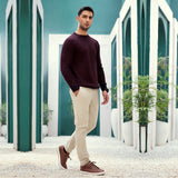 Eminent Men's Full Sleeves Sweater - Maroon, Men's Sweater & Sweat Shirts, Eminent, Chase Value