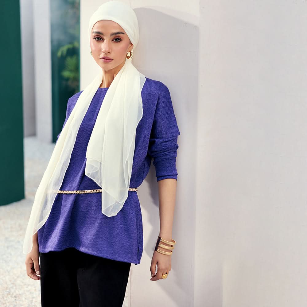 Eminent Women's Texture Top - Purple, Women T-Shirts & Tops, Eminent, Chase Value