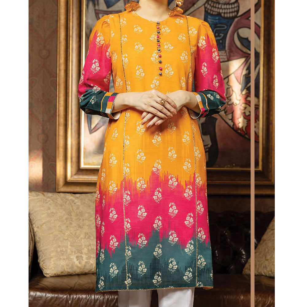 Eminent Linen Dobby Printed Kurti - 6, Women, Unstitched Kurti, Eminent, Chase Value