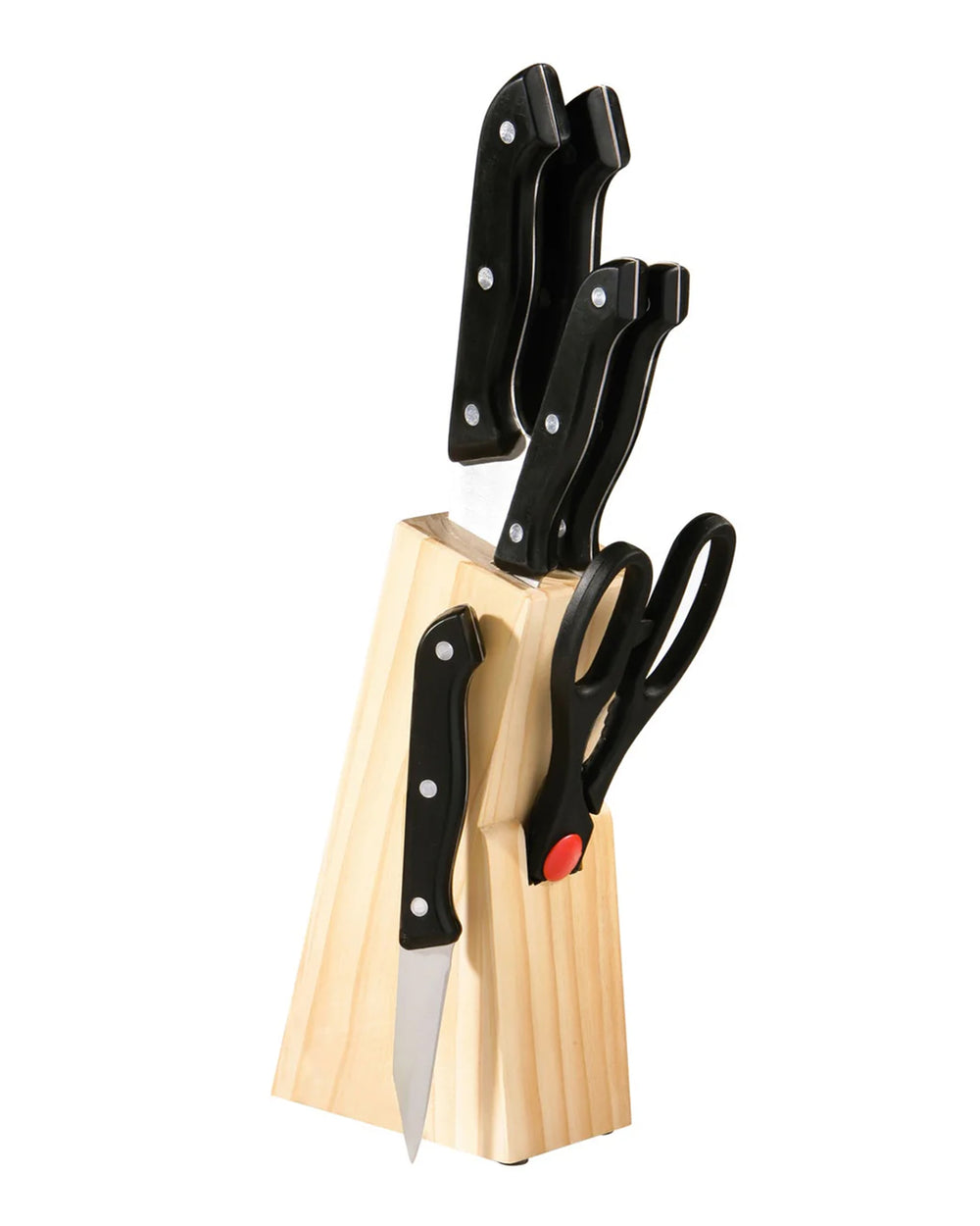 Knife Set 7 Pcs, Knives & Cutting Board, Chase Value, Chase Value