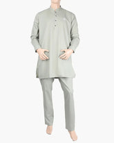 Eminent Men's Trim Fit Kurta Pajama Suit - Light Green, Men's Shalwar Kameez, Eminent, Chase Value