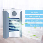 Mini Air Conditioner Cooler USB Charging Portable Air Conditioner Fan, Rechargeable Fan, Chase Value, Chase Value