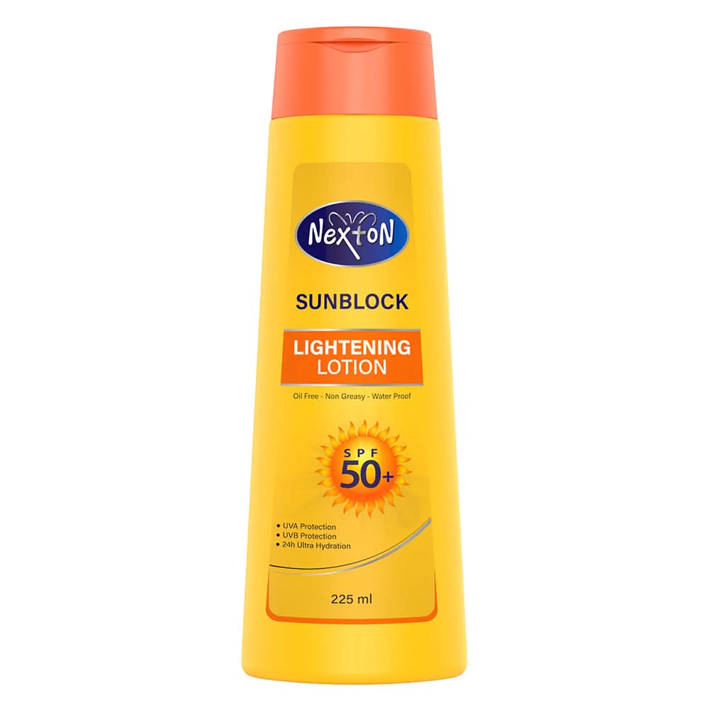Nexton Whitening Sun Block lotion 225ml, Creams & Lotions, Nexton, Chase Value