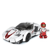 Multificence Flowing Roadster Building Blocks Car Set – 209+ Pieces, Non-Remote Control, Chase Value, Chase Value