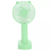 Mini Portable Powerful Hand Fan - Green, Rechargeable Fan, Chase Value, Chase Value