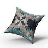 Jacquard Cushion - Sea Green, Cushions & Pillows, Chase Value, Chase Value