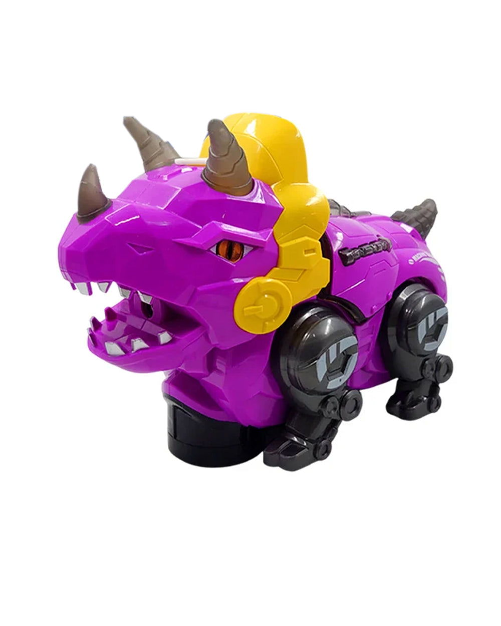 Battery Operated Rotating Triceratops, Animal Toys, Chase Value, Chase Value