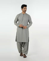 Eminent Men's Trim Fit Shalwar Suit - Ash Grey, Men's Shalwar Kameez, Eminent, Chase Value
