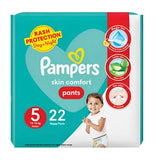 Pampers Skin Comfort Pants 5 (12-16)Kg Junior 26 Nappy Pants, Diapers & Wipes, Pampers, Chase Value