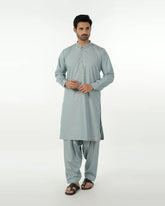 Eminent Men's Trim Fit Shalwar Suit - Aqua, Men's Shalwar Kameez, Eminent, Chase Value