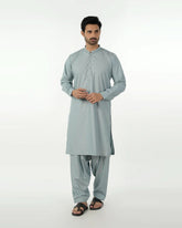 Eminent Men's Trim Fit Shalwar Suit - Aqua, Men's Shalwar Kameez, Eminent, Chase Value