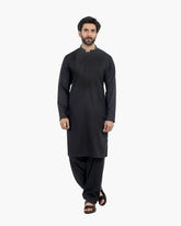 Valuable Men's Plain Shalwar Suit - Black, Men's Shalwar Kameez, Chase Value, Chase Value