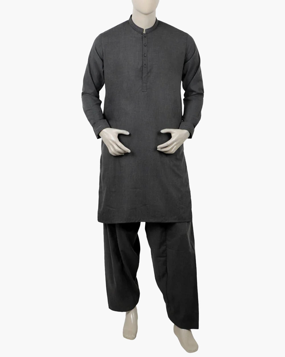 Men's Fancy Shalwar Suit - Black, Men's Shalwar Kameez, Chase Value, Chase Value