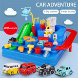Kids Race Track Big Car Adventure Toy - Multi Color, Non-Remote Control, Chase Value, Chase Value