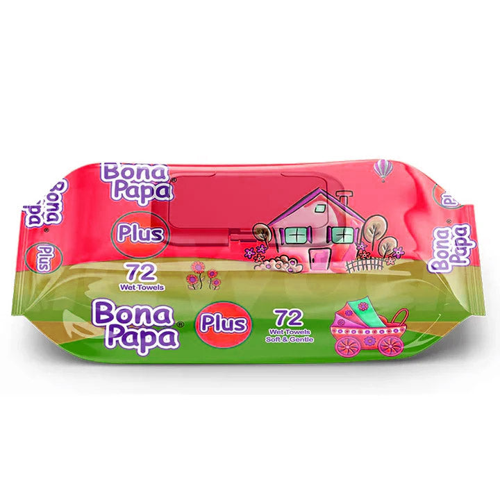 Bona Papa Plus Wipes – 72 Pcs, Diapers & Wipes, Chase Value, Chase Value