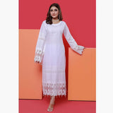 Jaza Schiffli Emroidered Lawn 2Pcs Unstitched Suit - 10, Women, 2Pcs Shalwar Suit, Mi Creation, Chase Value