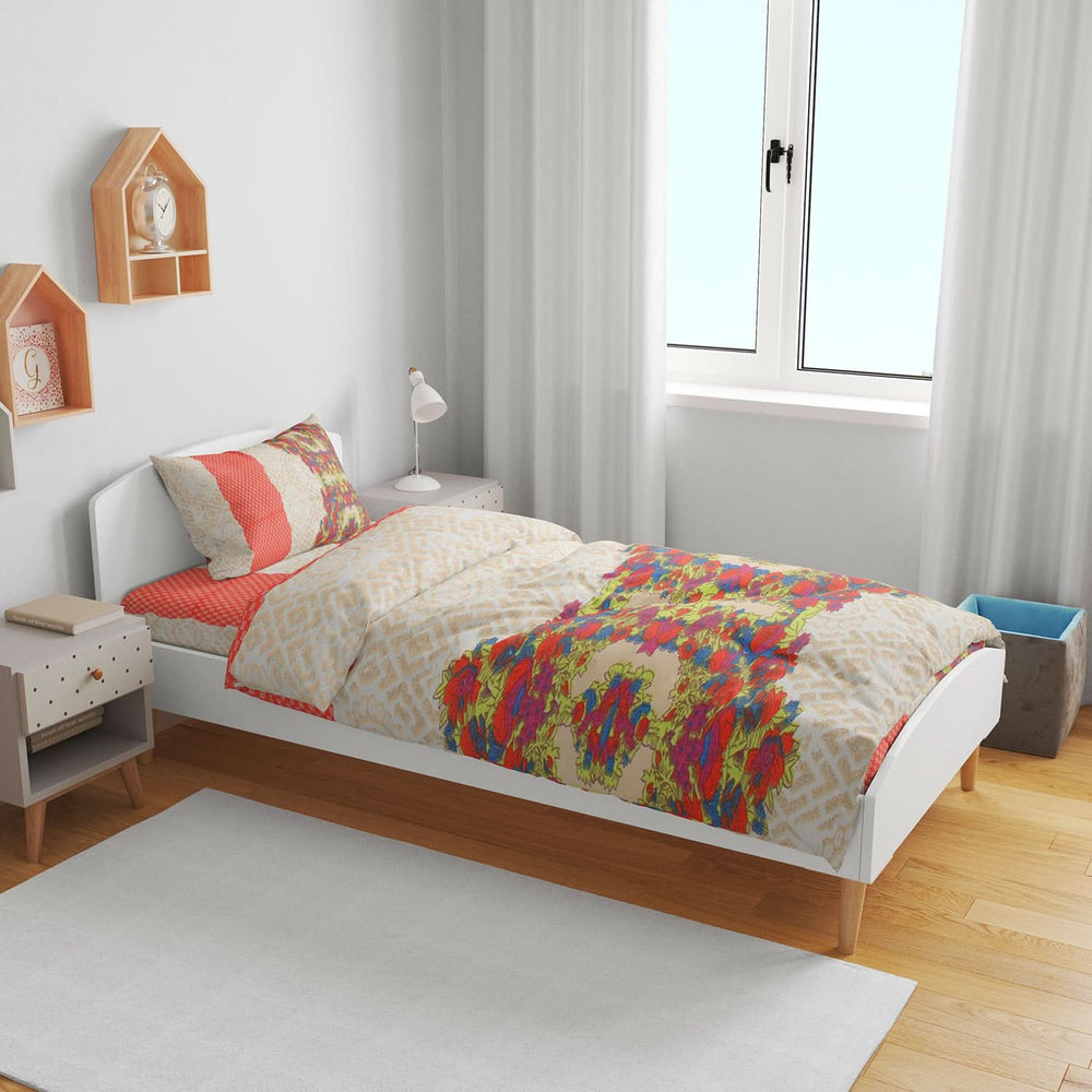 Valueable Exclusive Satin 2Pcs Single Bedsheet, Single Size Bed Sheet, Chase Value, Chase Value