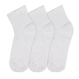 Men’s 3Pcs Ankle Socks - White, Men's Socks, Chase Value, Chase Value