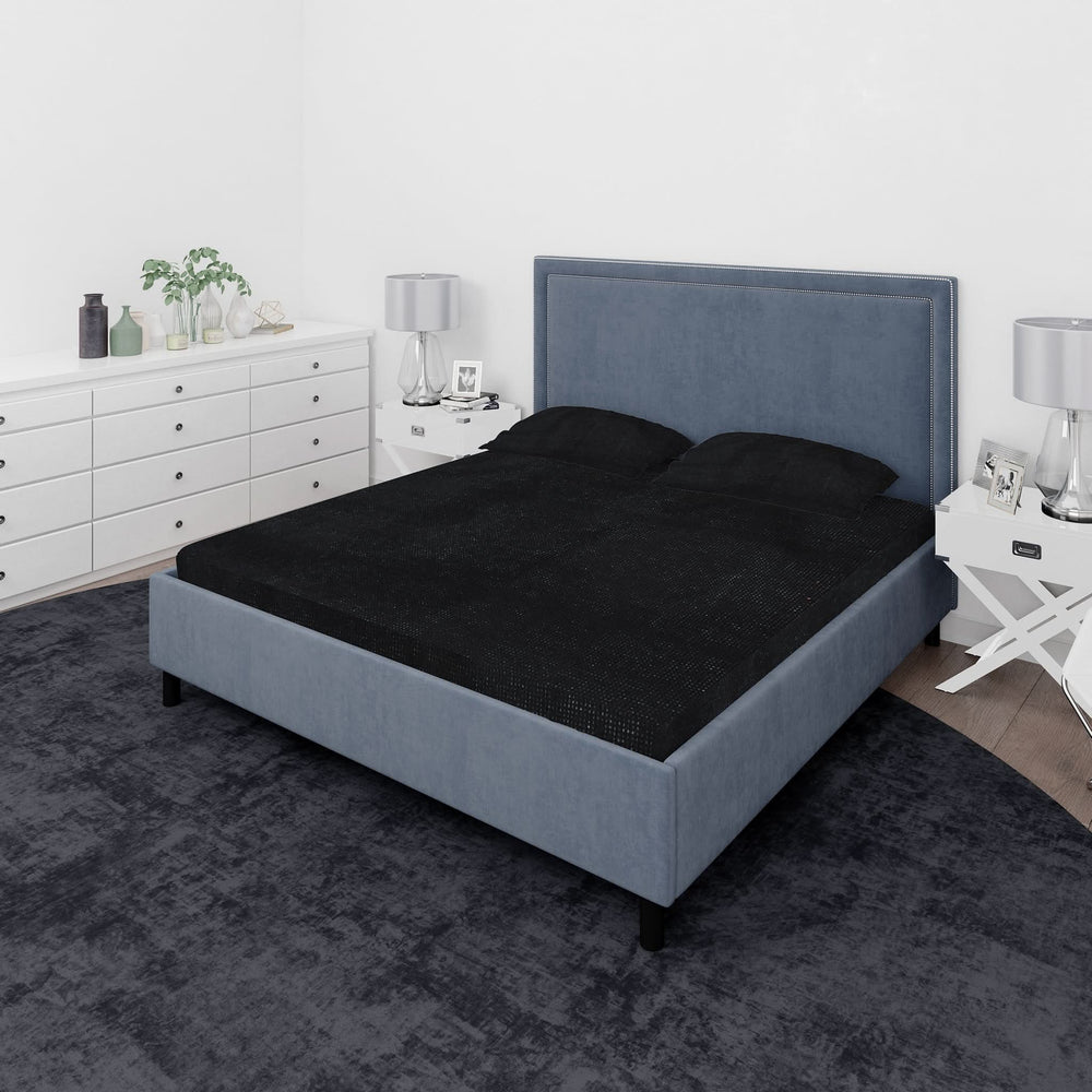 Double Terry Waterproof Mattress Protector 72 X 78" - Black, Mattress Protector, Chase Value, Chase Value