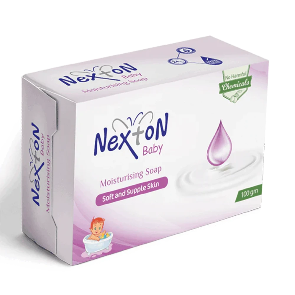 Nexton Baby Soap Moisturizing - 100Gm, Baby Care, Nexton, Chase Value