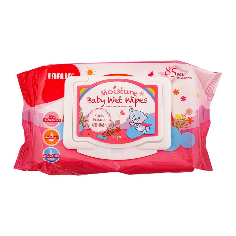Farlin Moisture Baby Wet Wipes, 85-Pack, DT-006A, Infants Accessories, Farlin, Chase Value