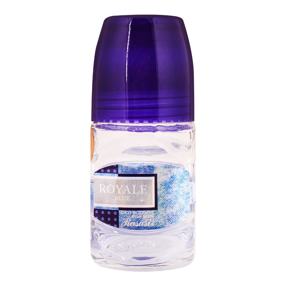 Rasasi Royale Blue Deo Roll On For Men 50ml, Body Roll On & Sticks, Rasasi, Chase Value