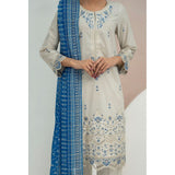 Anmaol Printed Embroidered Unstitched 3pcs Suit - 1013, Women, 3Pcs Shalwar Suit, VS-Daman, Chase Value