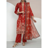 Anmaol Printed Embroidered Unstitched 3pcs Suit - 1017, Women, 3Pcs Shalwar Suit, VS-Daman, Chase Value