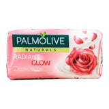Palmolive Naturals Radiant Glow Soap, Milk + Rose Petals, 145g, Soaps, Palmolive, Chase Value
