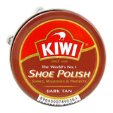 Kiwi Shoe Polish, Dark Tan, 20ml, Men's Shoe Polish, Kiwi, Chase Value