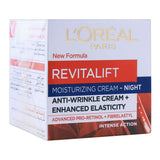 L'Oreal Paris Revitalift Moisturizing Night Cream, Anti-Wrinkle Cream, Intense Action, 50ml, Creams & Lotions, Loreal, Chase Value