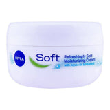 Nivea Soft Refreshingly Soft Moisturizing Cream, Jojoba Oil + Vitamin-E, 200ml, Creams & Lotions, Nivea, Chase Value