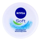 Nivea Soft Refreshingly Soft Moisturizing Cream, Jojoba Oil + Vitamin-E, 200ml, Creams & Lotions, Nivea, Chase Value