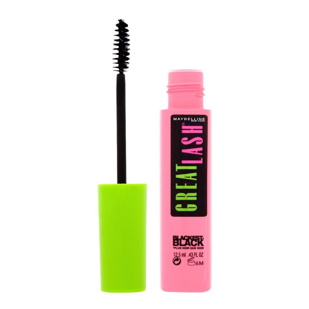 Maybelline New York Great Lash Blackest Black Mascara, Mascara, Maybelline, Chase Value