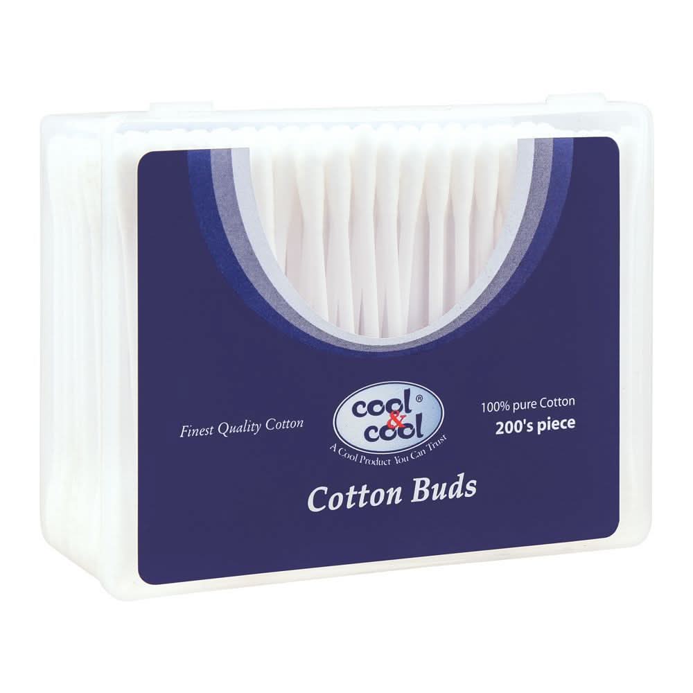 Cool & Cool Cotton Buds, 200-Pack, Baby Care, Cool & Cool, Chase Value