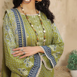 VS Malhar Cambric Printed Unstitched 3Pcs Suit V-1, Women, 3Pcs Shalwar Suit, VS Textiles, Chase Value