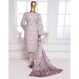 3D Daman kari By MI Creation Printed Lawn With Embroidered Unstitched 3Pcs Suit - 2, Women, 3Pcs Shalwar Suit, MI Creation, Chase Value