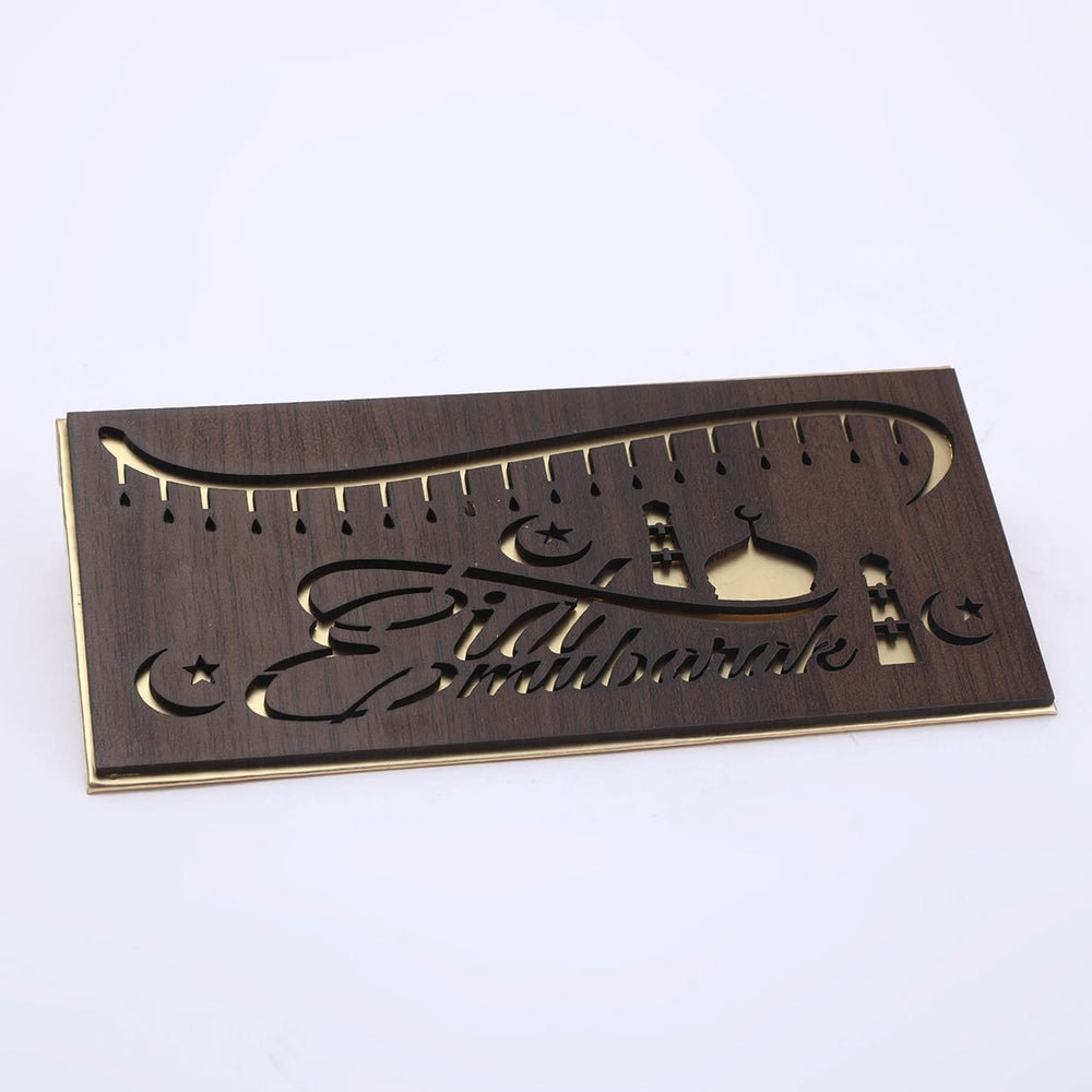 Envelop Wooden Eid Mubarak, Envelopes, Chase Value, Chase Value