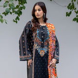 Salina Unstitched Lawn Digital Printed 3 Pcs Suit - 10, Women, 3Pcs Shalwar Suit, Regalia Textiles, Chase Value