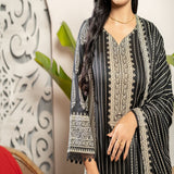 VS Daman Cambric Unstitched 3pcs Suit - 606-B, Women, 3Pcs Shalwar Suit, VS Textile, Chase Value