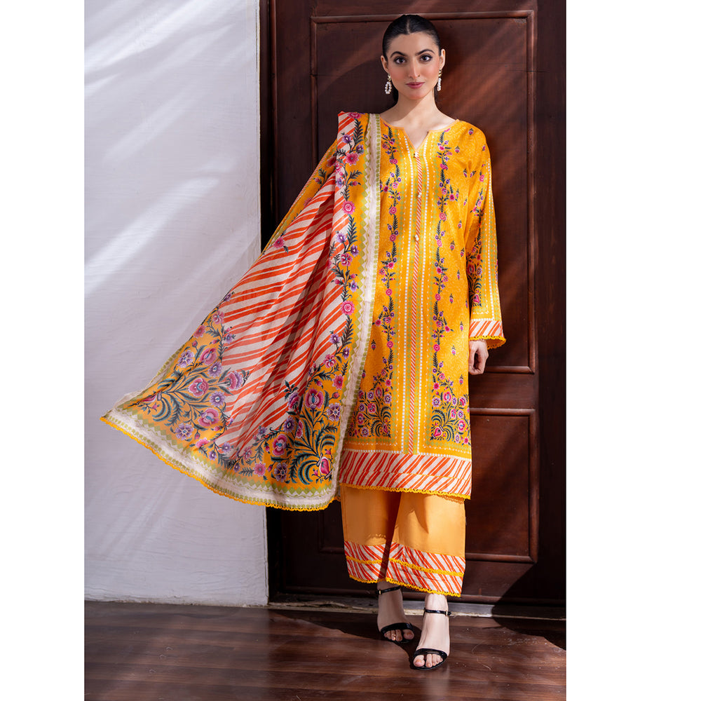 Salina By Regalia Lawn Printed Unstitched 3Pcs Suit V-4 - 10, Women, 3Pcs Shalwar Suit, Regalia Textiles, Chase Value