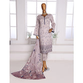 3D Daman kari By MI Creation Printed Lawn With Embroidered Unstitched 3Pcs Suit - 2, Women, 3Pcs Shalwar Suit, MI Creation, Chase Value