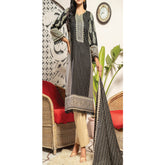 VS Daman Cambric Unstitched 3pcs Suit - 606-B, Women, 3Pcs Shalwar Suit, VS Textile, Chase Value
