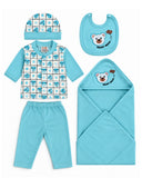 Newborn Baby Gift Set - 5 Pcs Suit Set