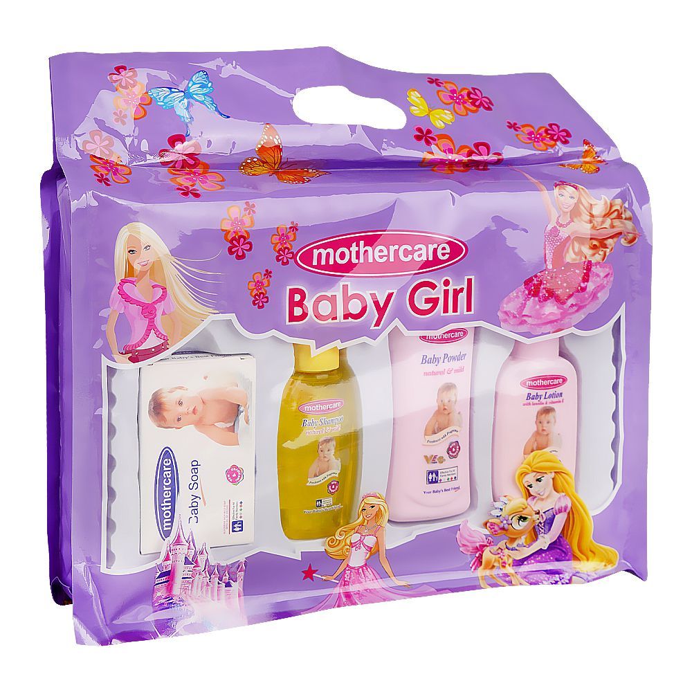 Mothercare Barbie Baby Girl Gift Set, Pack of 4, Baby Care, Mothercare, Chase Value